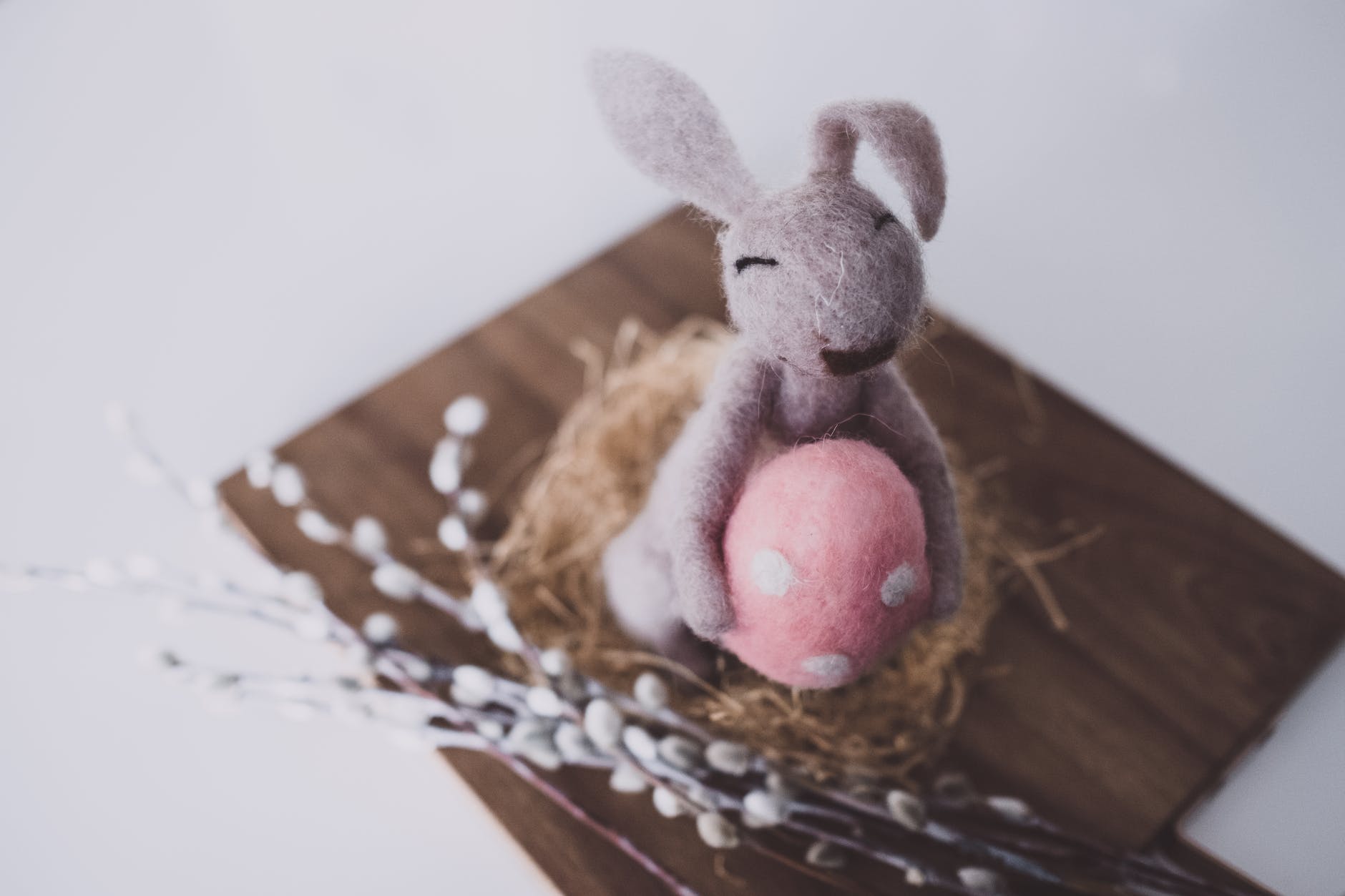 兔子和蛋是復活節的應景小物